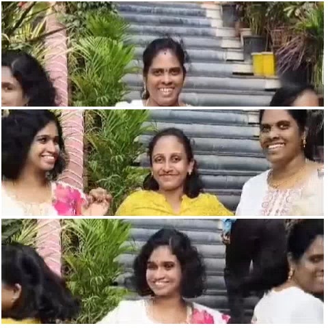 Smiling Group in Nature