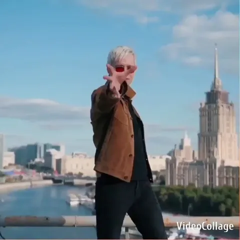 Rooftop Pose with City View