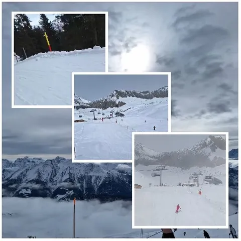 Scenic Snowy Mountain Views