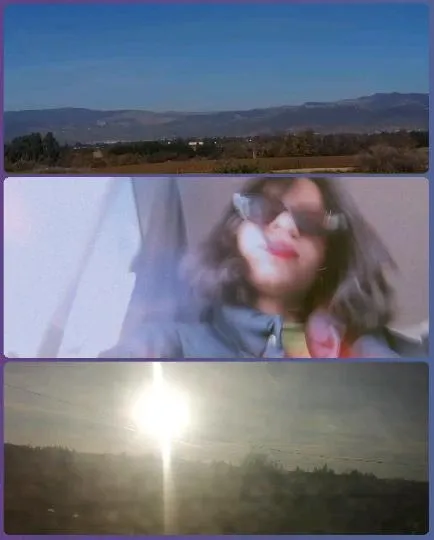 Mountains, Train Ride, Bright Sun