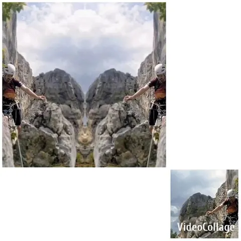 Rock Climber on Cliff Outdoors