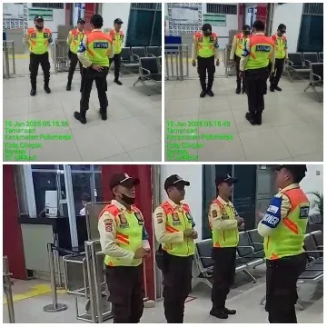 Security Personnel in Waiting Area