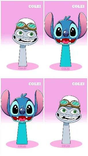 Playful Cartoon Character Variations