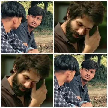 Men Conversing in Natural Setting