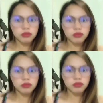 Four Identical Portraits of Person