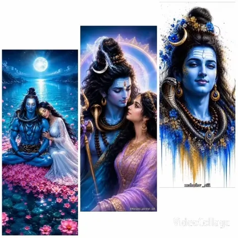 Artistic Depictions of a Blue Deity