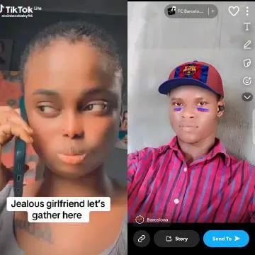 Jealous Girlfriend and TikTok Interaction