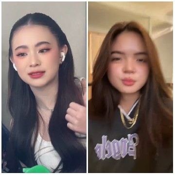 Two Young Women in Casual Settings