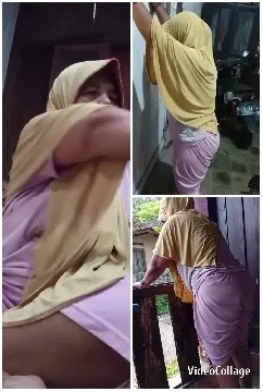Person in Yellow Headscarf Posing