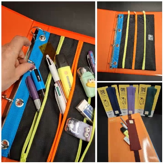 Colorful Binders and Stationery Tools
