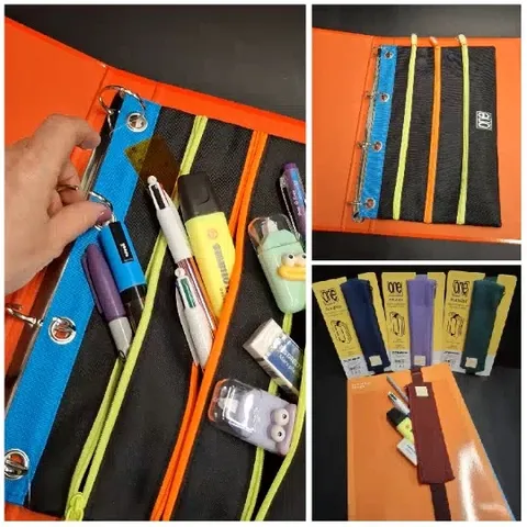 Colorful Binders and Stationery Tools