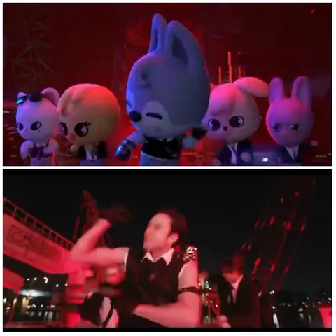Animated Characters Performing on Stage