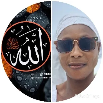 Arabic Calligraphy With Smiling Person