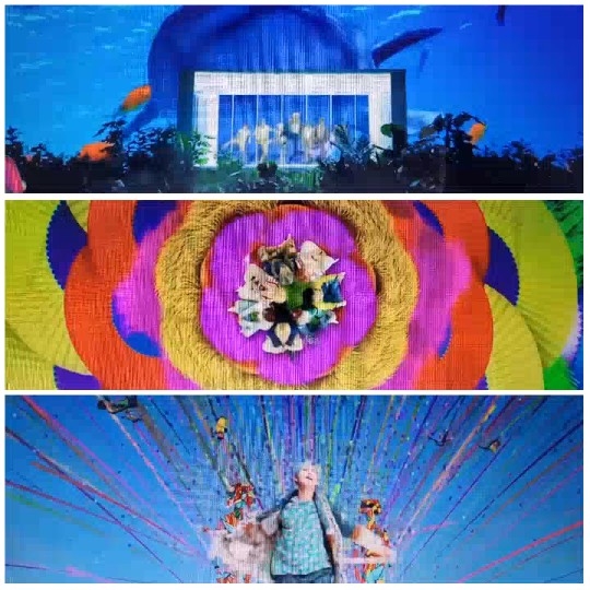 Dancing Under Colorful Lights