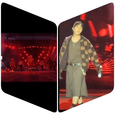 Stage Performance Under Bright Lights