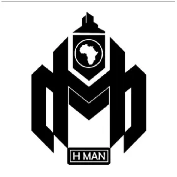 Black and White Geometric Logo