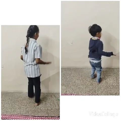 Children Posing Indoors