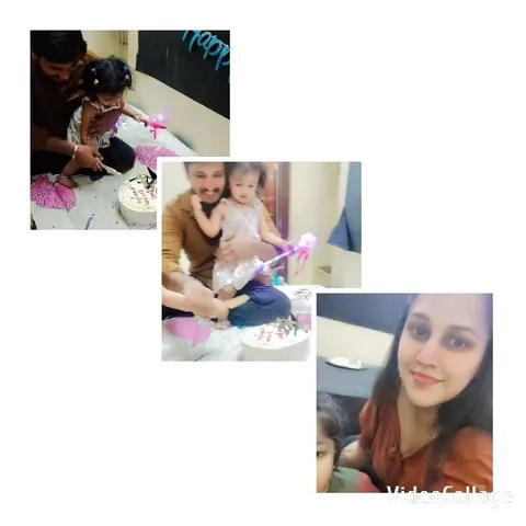 Family Celebration with Cake Cutting