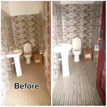 Bathroom Comparison: Before and After