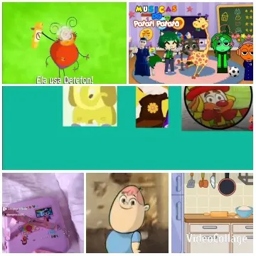 Animated Characters in Various Scenes