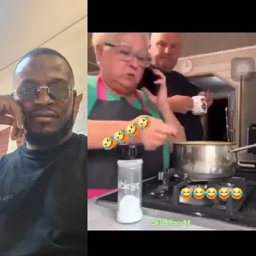 Kitchen Humor with Stirring Pot