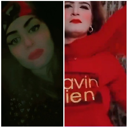Fashion Contrast in Two Outfits