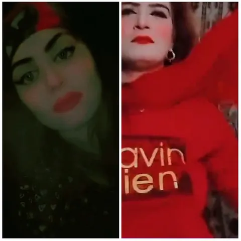 Fashion Contrast in Two Outfits