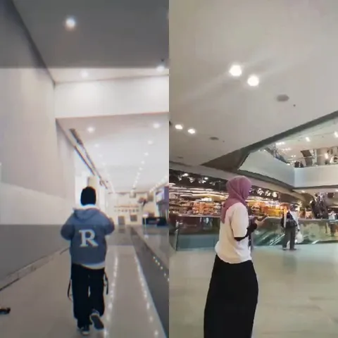 Walking in a Shopping Mall