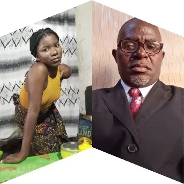 Woman in Yellow and Man in Suit