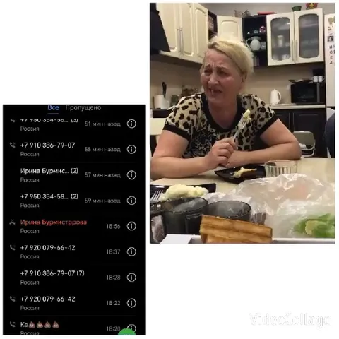 Woman Eating in a Kitchen