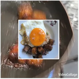 Sunny-Side-Up Egg on Decorative Plate