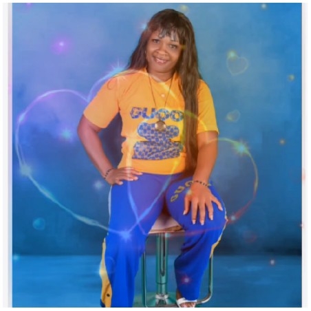 Blue Background with Heart Effects