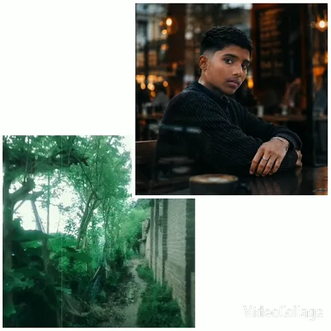 Cozy Café and Green Pathway