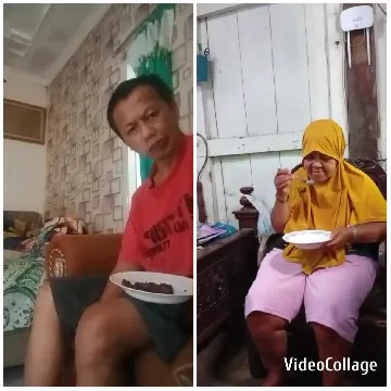 Friends Eating Together in Room