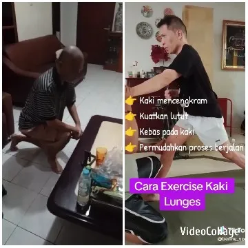 Lunge Exercise Instruction Setup