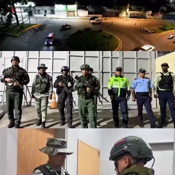 Police Presence at Night Scene