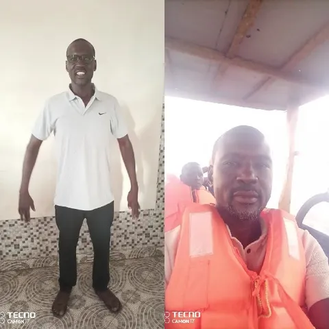 Man in Polo and Life Jacket
