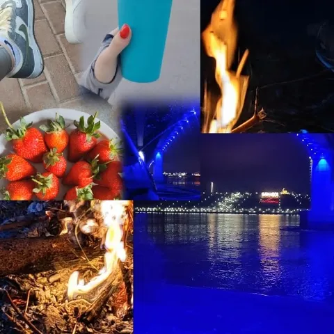 Everyday Items and Nighttime Bridge