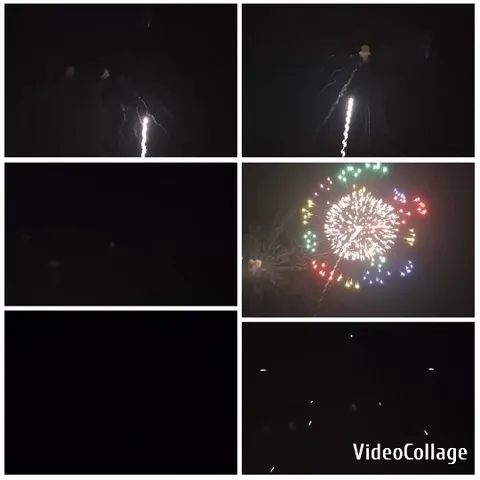 Fireworks Display at Night