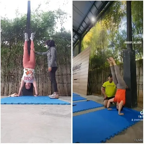 Handstand Practice Outdoors and Indoors