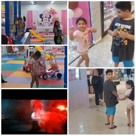 Children Playing in a Fun Space