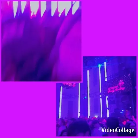 Nightclub Scene with Colorful Lighting