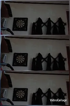Dartboard and Coat Rack Scenes