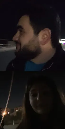 Man and Woman in Dim Lighting