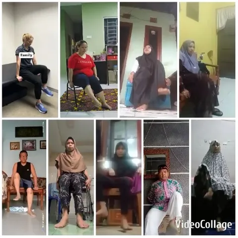 Group Activity in Casual Clothing