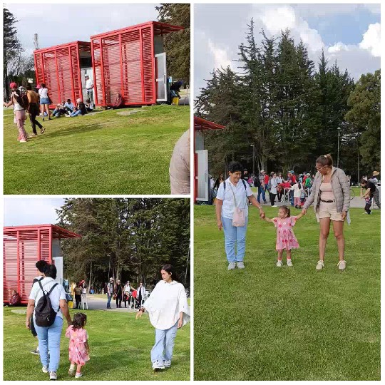 Park Scenes with People and Structures