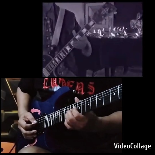 Musicians Playing Electric Guitars