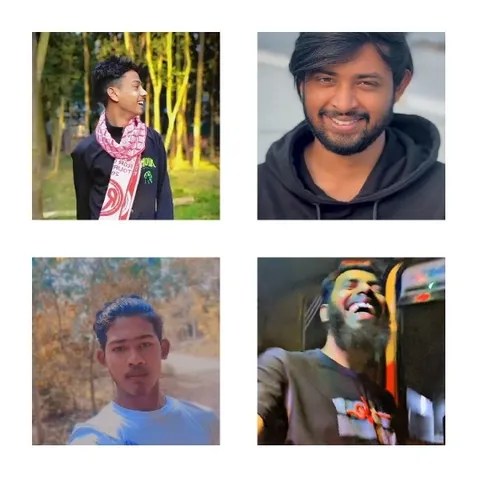 Portraits of Young Men Smiling