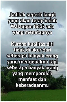 Motivational Quote Over Nature Background