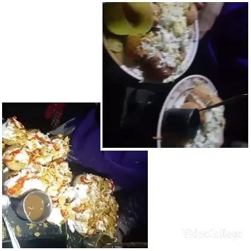Indian Street Food Platter with Chaat